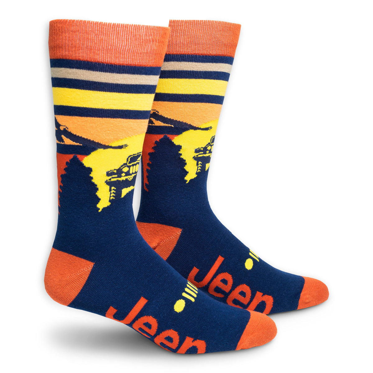 Jeep Sunset Eagle Dress Socks